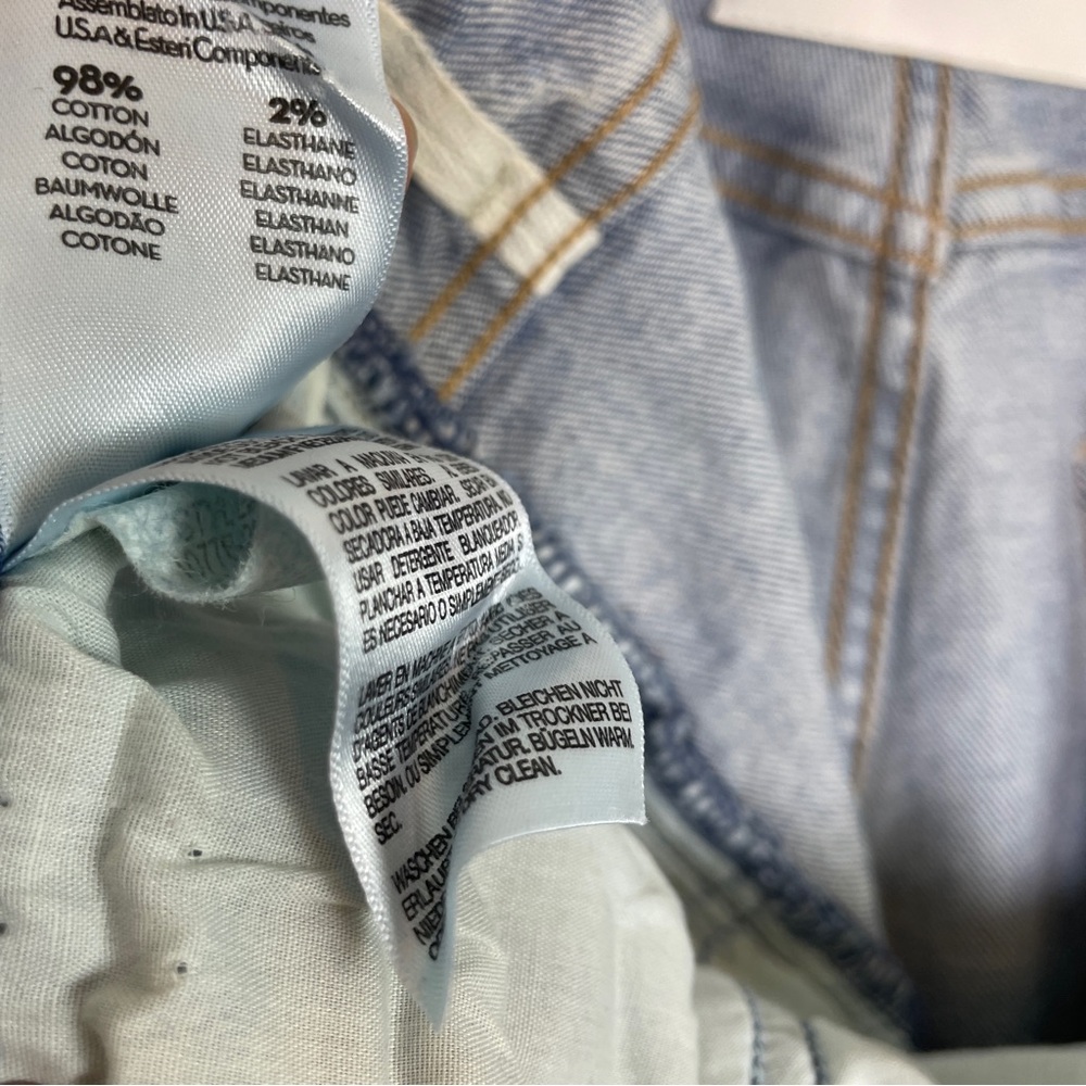 MOTHER Light Blue Wide Leg Flare Jeans - Picture 13 of 13